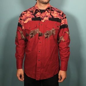 Amazing Vintage Wrangler Pearl Snap